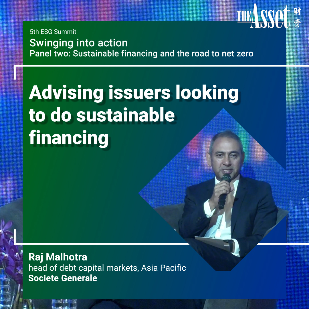 Advising issuers looking to do sustainable financing
