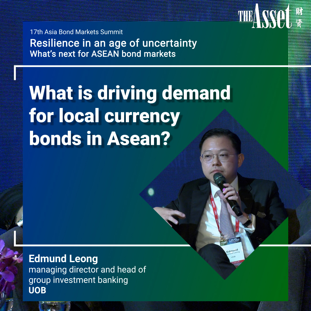 What is driving demand for local currency bonds in Asean?