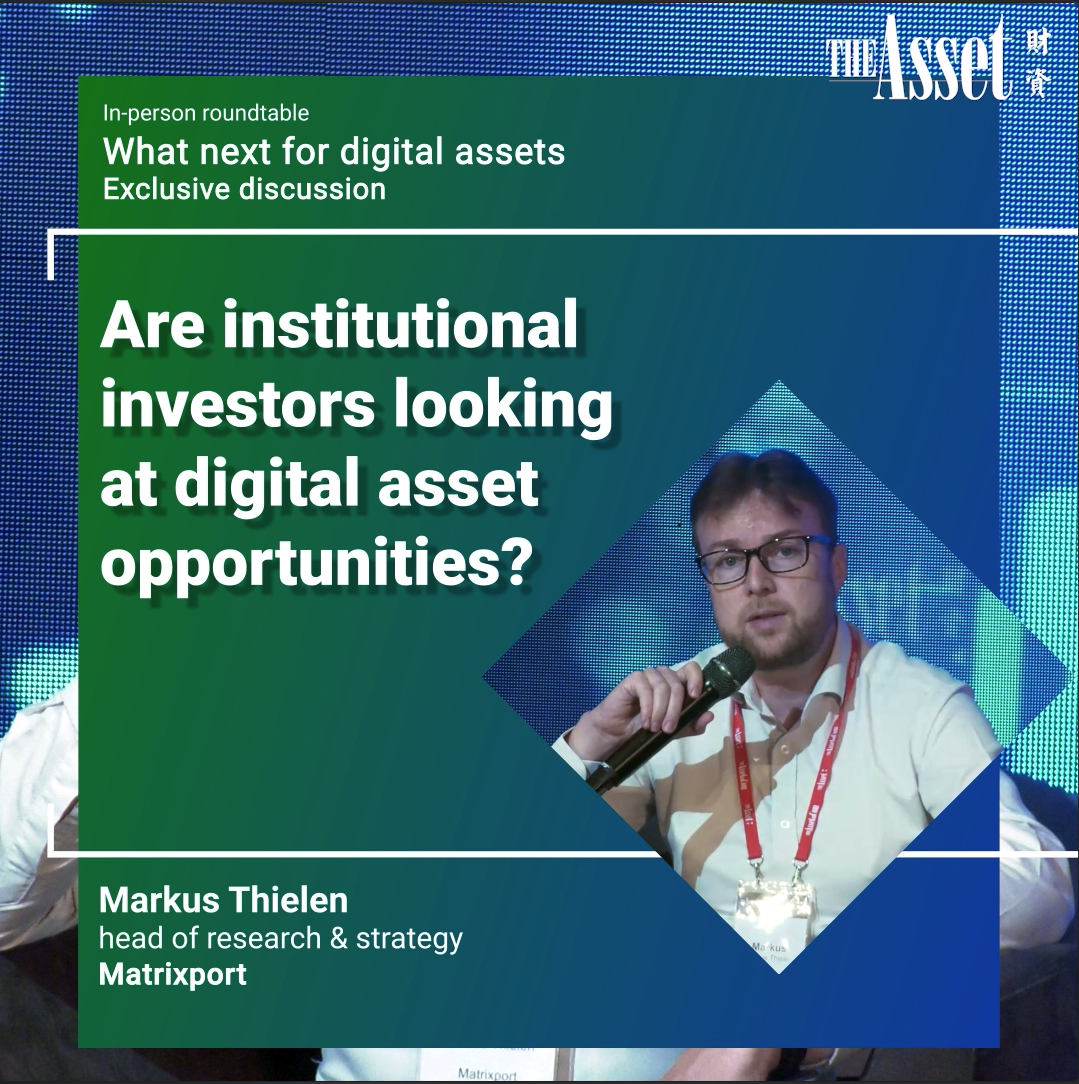 Are institutional investors looking at digital asset opportunities?