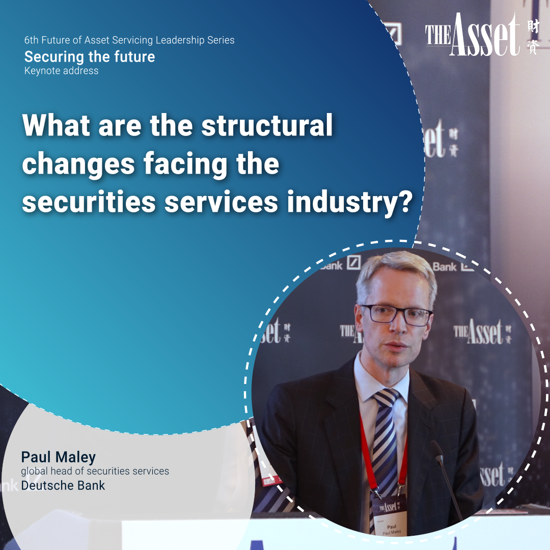 What are the structural changes facing the securities services industry?